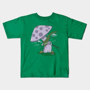 mushroom warrior Kids T-Shirt